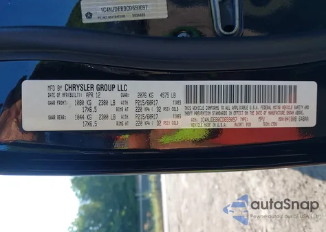 2012 Jeep Compass Latitude z USA, uszkodzony, nr VIN 1C4NJDEB0CD659097